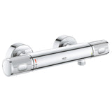 Baterie dus Grohe Precision Feel 34790000, 1/2'', aparenta, termostat, anti-oparire, limitator presiune, EcoButton, crom