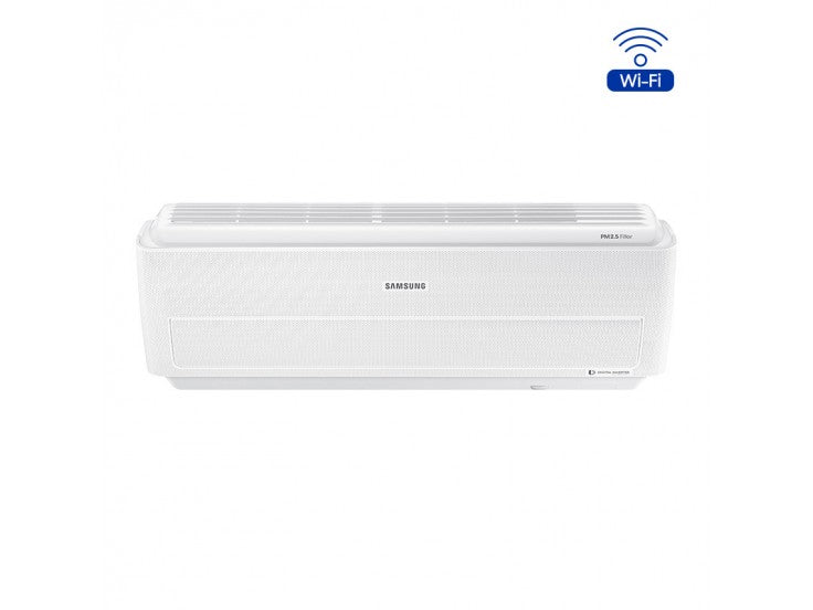 Aparat de aer conditionat Samsung Wind Free Ultra AR12NXCXAWKNEU, 12000 Btu, A++, Smart Wi-Fi - Virus Doctor, Easy Filter, Anti-Bacteria, Anti-Virus, Allergy Care, Auto Clean