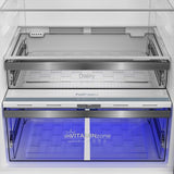Frigider cu Doua Usi GRUNDIG GDPN67830FXRW, Duo Cooling No Frost, 557 l, 186 cm, Clasa D, Dark Inox