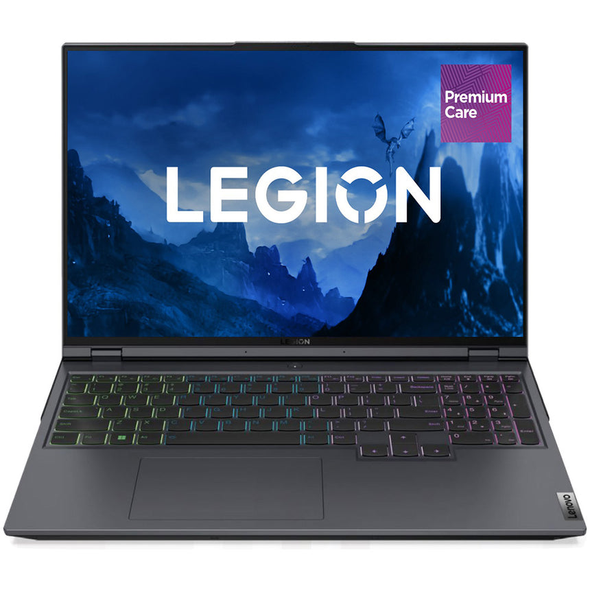 Laptop Gaming Lenovo Legion 5 Pro 16ARH7H cu procesor AMD Ryzen™ 7 6800H pana la 4.70 Ghz, 16", WQXGA, IPS, 165Hz, 32GB, 1TB SSD, NVIDIA GeForce RTX 3070 Ti 8GB GDDR6, No OS, Storm Grey, 3y on-site Premium Care