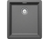 Chiuveta Bucatarie Cu O Cuva Schock Greenwich N-100s 40,6x45,6 Cm, Fara Picurator, Montare Pe/sub Blat, Cristadur Stone