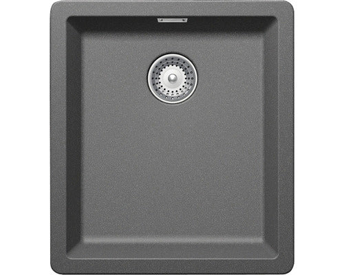 Chiuveta Bucatarie Cu O Cuva Schock Greenwich N-100s 40,6x45,6 Cm, Fara Picurator, Montare Pe/sub Blat, Cristadur Stone