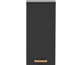 Dulap Baie Suspendat Duo 330, 1 Usa, PAL, 32,7x72,3 cm, Antracit