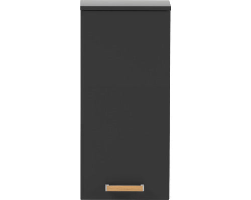 Dulap Baie Suspendat Duo 330, 1 Usa, PAL, 32,7x72,3 cm, Antracit