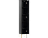 Dulap Baie Inalt Sarah, 1 Usa, Pal, 25x154,7 Cm, Negru