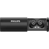 Casti Audio In-Ear Sport Philips, TAST702BK/00, True Wireless, Autonomie 9h, Negru