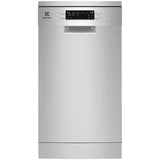 Masina de spalat vase Electrolux ESS43210SX, 10 seturi, 8 programe, Clasa E, Motor Inverter, Display LED, 45 cm, Inox
