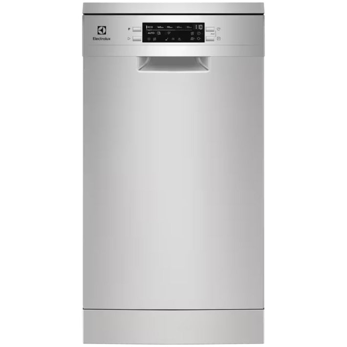 Masina de spalat vase Electrolux ESS43210SX, 10 seturi, 8 programe, Clasa E, Motor Inverter, Display LED, 45 cm, Inox
