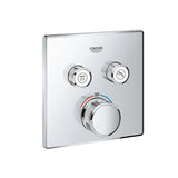 Unitate control Grohe Grohtherm Smartcontrol 29124000, 2 iesiri, termostat, necesita set fixare, crom