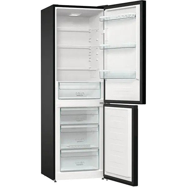 Combina frigorifica GORENJE RK6192EBK4, FrostLess, 314 l, H 185 cm, Clasa E, Negru