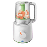 Aparat de gatit cu abur si blender 2in1 Philips Avent SCF870/20, pahar gradat, spatula, 1 viteza