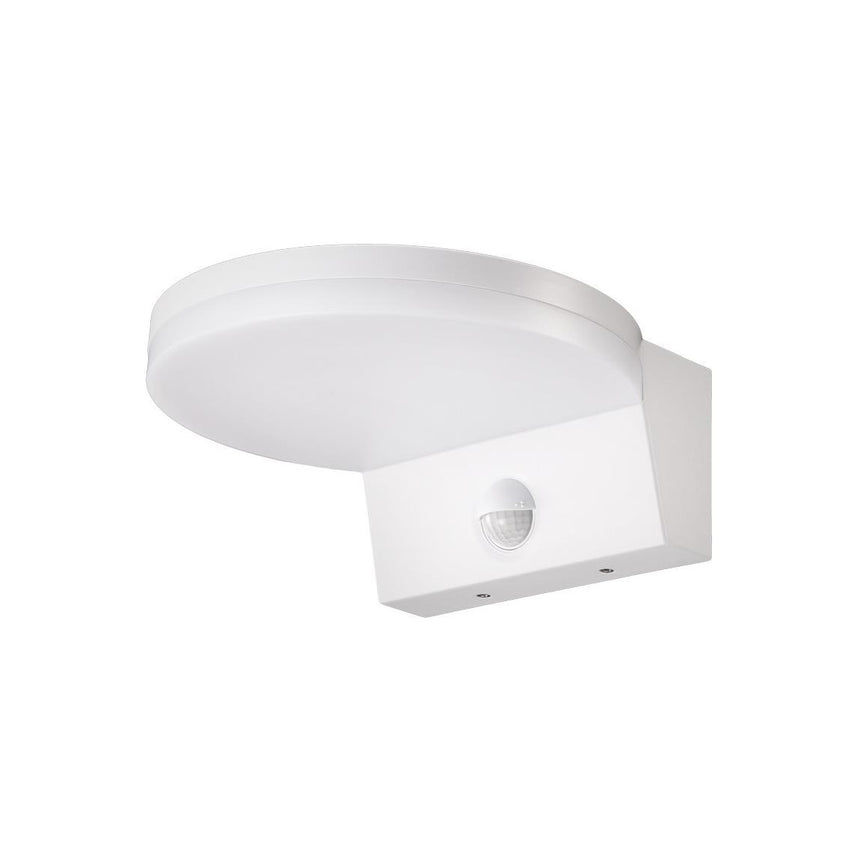 Aplica LED de exterior cu senzor, Top Light, alb, 18x17.5cm, IP65