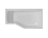 Cada Pe Colt Asimetrica Belform Noa 90x170x62 Cm Colt Dreapta Acril Alb 27cb0026