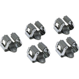 Set 5 suporti cozi unelte, max 2.5 kg, max 28 mm, cauciuc, Klemmfix Meister