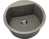 Chiuveta Bucatarie Rotunda Fat Avangard 223 Ø51 Cm, Fatgranit Desert Rose