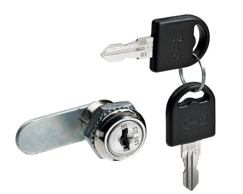 Incuietoare Aplicata Mobilier Hettich Ø19 Mm, Cilindru Cu 2 Chei, Nichelata