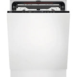 Masina de spalat vase incorporabila AEG FSE74737P, 15 seturi, 7 programe, Clasa C, Motor Inverter, MaxiFlex, AirDry, QuickSelect, Brat SatelliteClean, Iluminare interioara, Time Beam, 60 cm