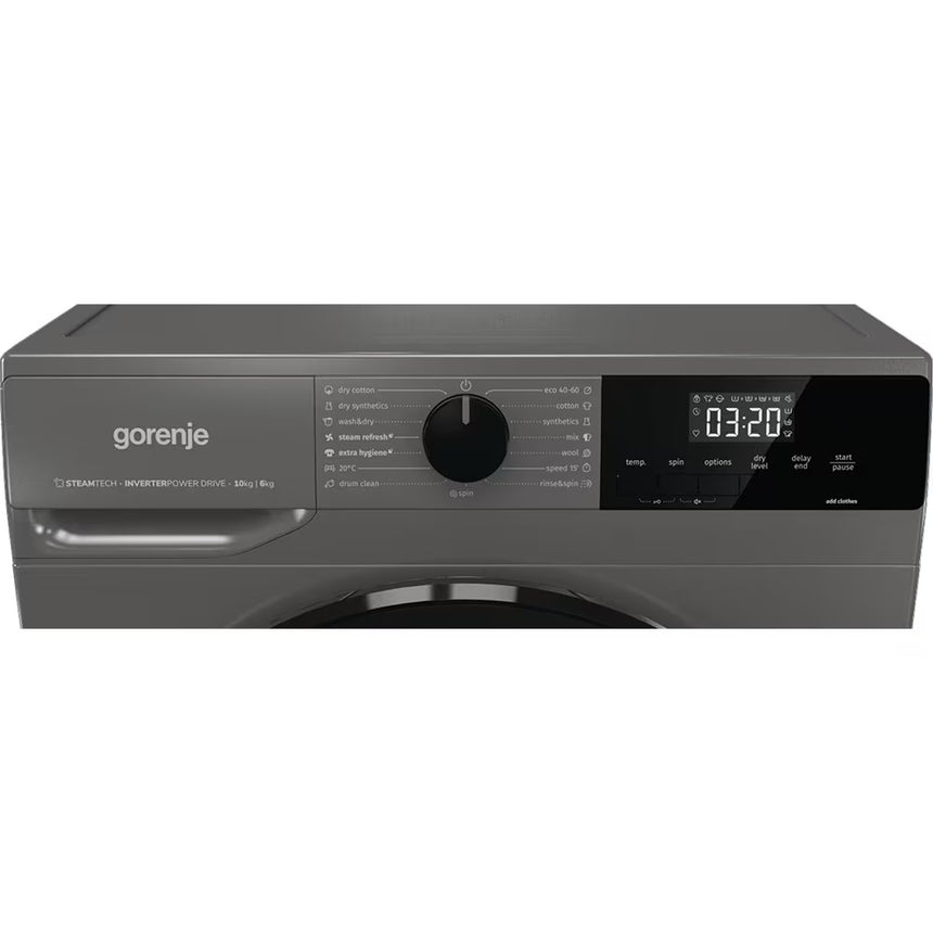 Masina de Spalat Rufe Frontala cu Uscator GORENJE WD2A164ADS/A, 10/6 kg, 1400 rpm, Clasa A/D, Gri