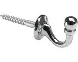 Cuier Pentru Mobila Cu 1 Carlig Hettich Classic 18x25 Mm, Zamac Cromat
