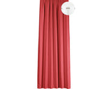 Draperie Cu Inele Tyler Bordo 140x245 Cm