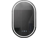 Oglinda Baie Cu Led Ovala Belform Atlantis 50x80 Cm Ip44
