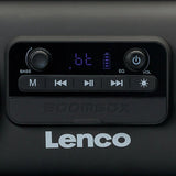 Boxa Portabila LENCO SPR-200BK, 50W, Bluetooth, Radio FM, MicroSD, Waterproof, Negru-Gri