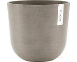 Ghiveci Ecopots Oslo Plastic Ø 25 Cm H 21, 8 Cm Maro-gri