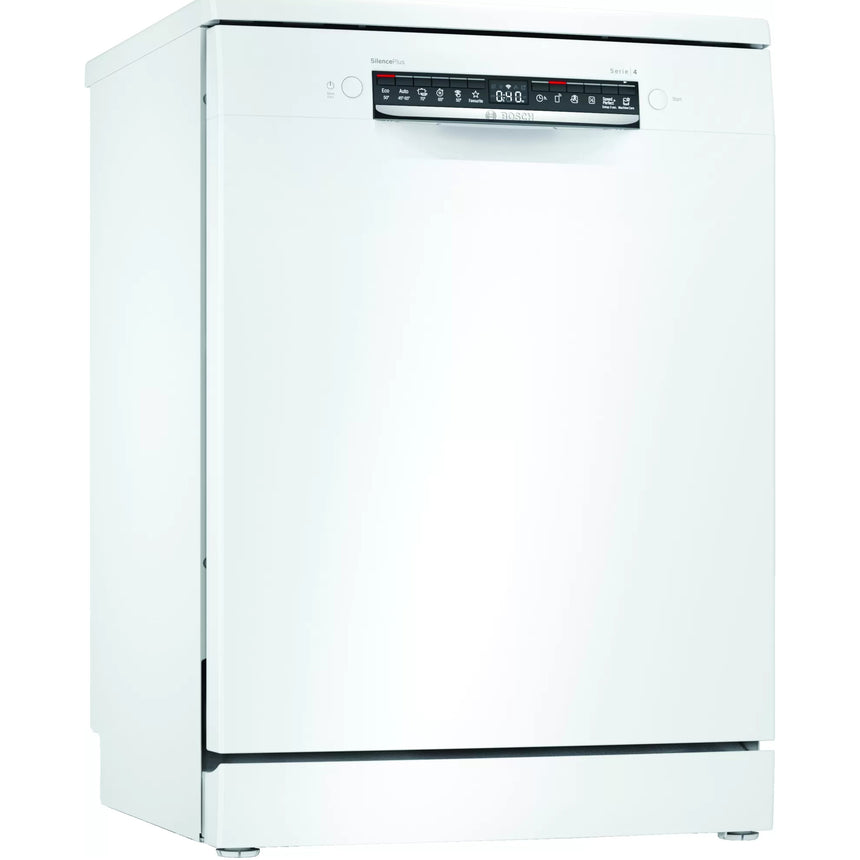 Masina de spalat vase Bosch SMS4EVW14E, 13 seturi, 6 programe, ActiveWater, Motor EcoSilence Drive, Clasa C, Home Connect, 60 cm, Alb