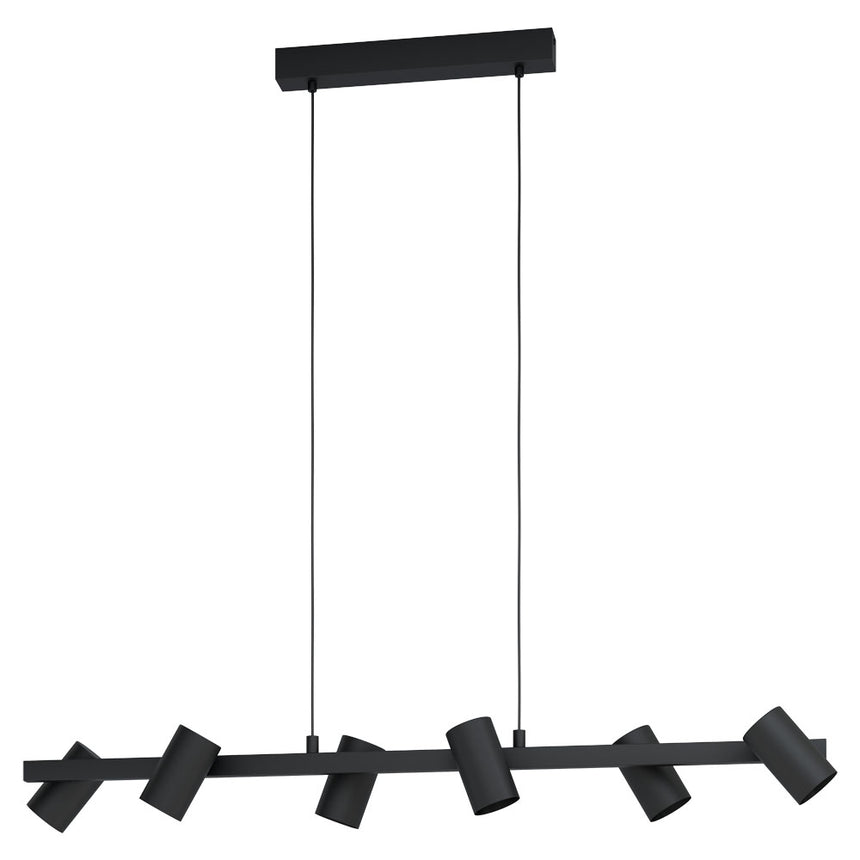 Lustra EGLO GATUELA 1 99464, E14 6X25W IP20, Negru