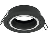 Spot Incastrat Carusso Gu10 35w Ø93 Mm, Negru