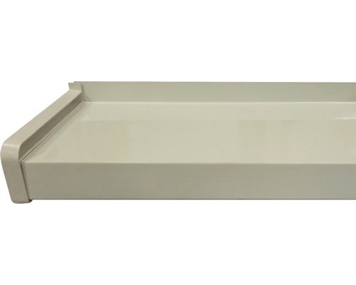 Glaf Exterior Bravo Aluminiu Alb 16,5x300 cm