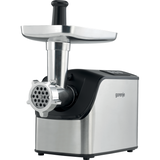 Masina de tocat carne MG2202SXE, 2200 W, Accesoriu storcator fructe si legume, Accesoriu carnati si biscuti, Argintiu-Negru
