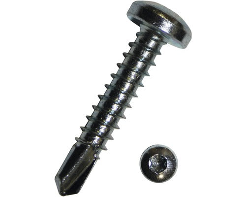 Holsuruburi Autoforante Cu Cap Semibombat Cruce Dresselhaus 4, 2x16 Mm Din7504 Otel Zincat, 100 Bucati