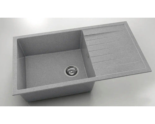 Chiuveta Bucatarie Granixit Cu O Cuva Fat Avangard 229 90x49 Cm, Cu Picurator, Reversibila, Platina