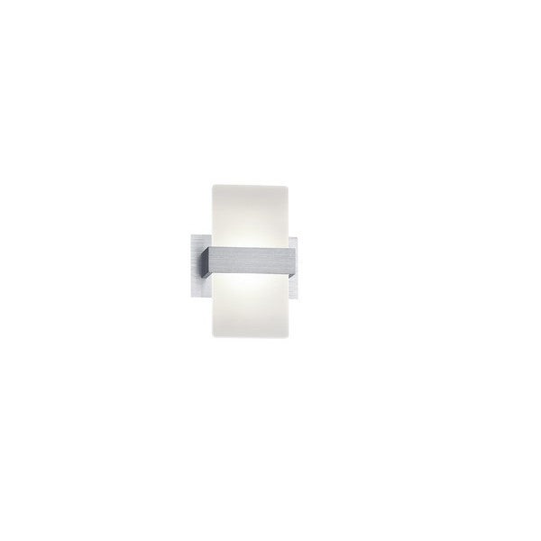 Aplica, Trio, Aluminiu/Acril, 4.3 W, Argintiu/Alb