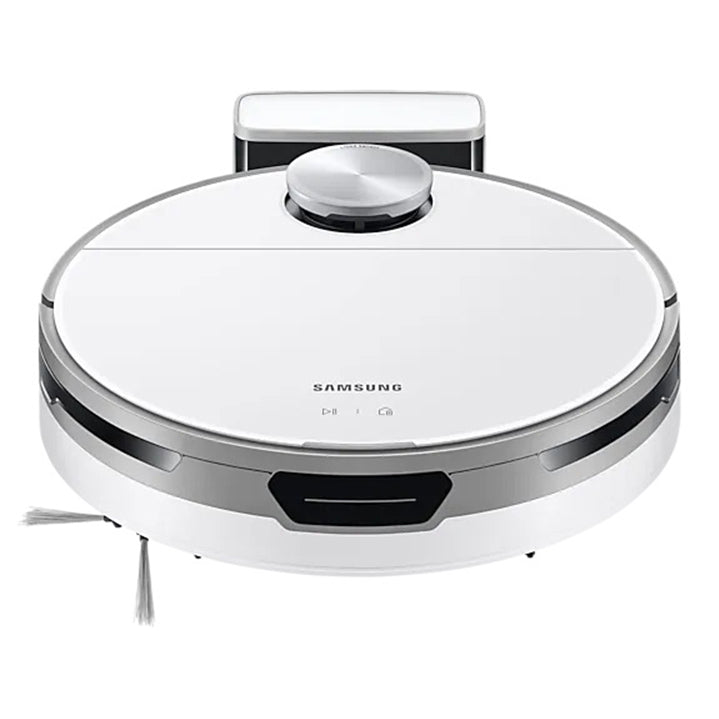 Robot de aspirare Samsung JetBot VR30T80313W/GE, 60W, Motor Digital Inverter, Senzor Li-Dar, Senzor trepte, Wi-Fi, Select & Go, No go Zone, Aspirare uscata, Capacitate 0.4L, Alb