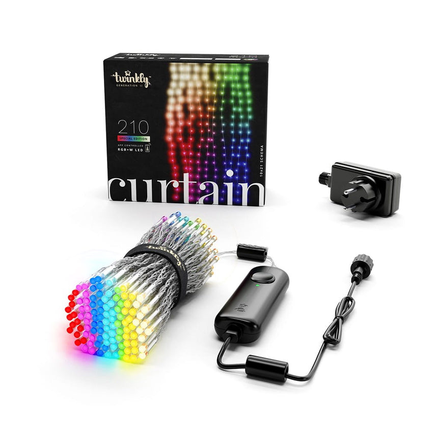 Cortina led Twinkly Curtain 210 LED RGB+W 2,1 m