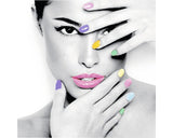 Tablou Canvas Color Nails 90x90 Cm