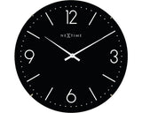 Ceas Perete Nextime Basic Dome Negru Ø 35 Cm