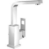 Baterie lavoar Grohe Eurocube 2313500E, 3/8'', L, 248 mm, ECO, ventil, crom