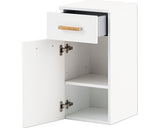 Dulap Baie Baza Suspendat Duo 330, 1 Usa 1 Sertar, PAL, 32,7x67 cm, Alb