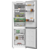 Combina Frigorifica GRUNDIG GKPN 66840 LXPW, No Frost, Duo Cooling, 316 l, H 186.5 cm, Clasa C, Argintiu