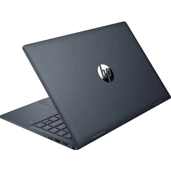 Laptop 2 in 1 HP Pavilion x360 14-ek0012nn, Intel Core i3 1215U Pana la 4.4 GHz, 14" Full HD Touch, 8GB, SSD 256GB, Intel UHD Graphics, Windows 11 Home S, Albastru