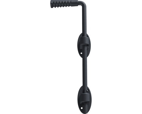 Zavor Inferior Pentru Poarta Dubla Alberts Ovado Ø16 X 400mm, Negru