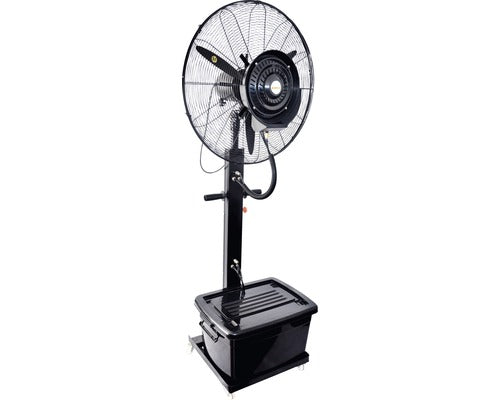Ventilator aer rece, Zola®, pentru exterior, cu pulverizare, 260 W, 66 cm