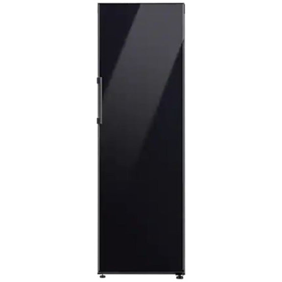 Frigider cu o usa Samsung RR39A746322/EO, Bespoke, 387l, No Frost, Metal Cooling, Wine Rack, Digital Inverter, Clasa E, H 185.3 cm, Sticla neagra