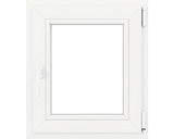 Fereastra Pvc Termopan 5 Camere Tripan 56x86 Cm Alba Deschidere Dubla Dreapta