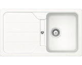 Chiuveta Bucatarie Cu O Cuva Schock Formhaus D-100 86x50 Cm, Cu Picurator, Reversibila, Cristalite Alpina
