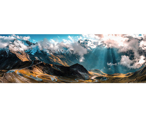 Tablou Canvas Sunny Clouds 50x150 Cm