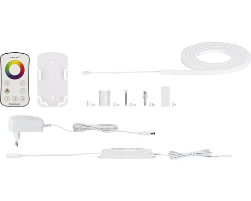 Banda LED MaxLED Flow 1,5m 13,5W, lumina RGB, protectie la umiditate IP67, include telecomanda & alimentator